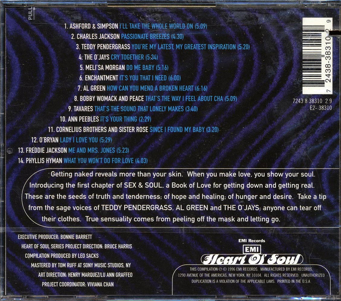 Ashford & Simpson, Charles Jackson, Teddy Pendergrass, Etc. - Sex & Soul Volume 1 (marked/ltd stock) - CD, CD