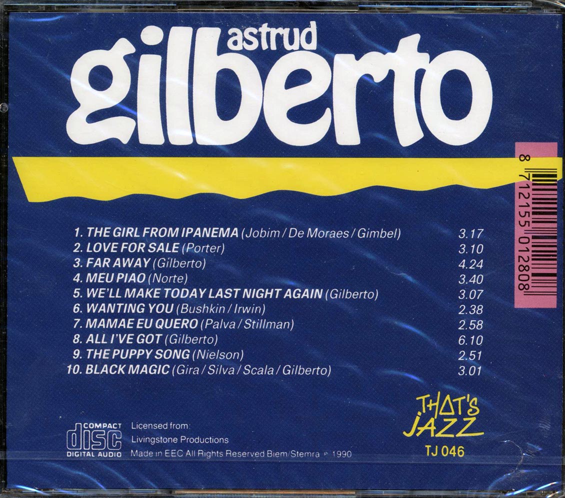 Astrud Gilberto - The Girl From Ipanema - CD, CD
