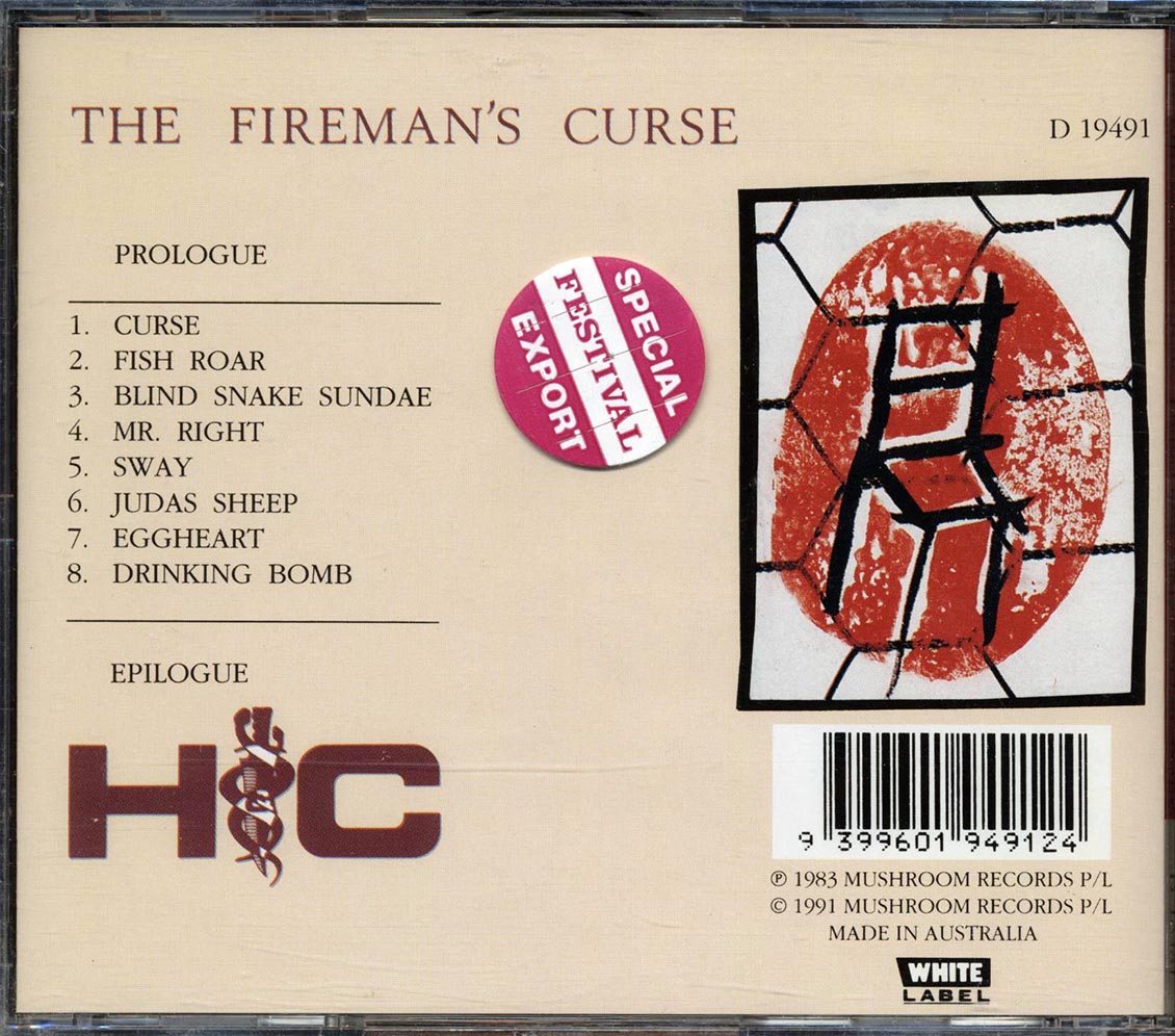 Hunters + Collectors - The Fireman's Curse - CD, CD