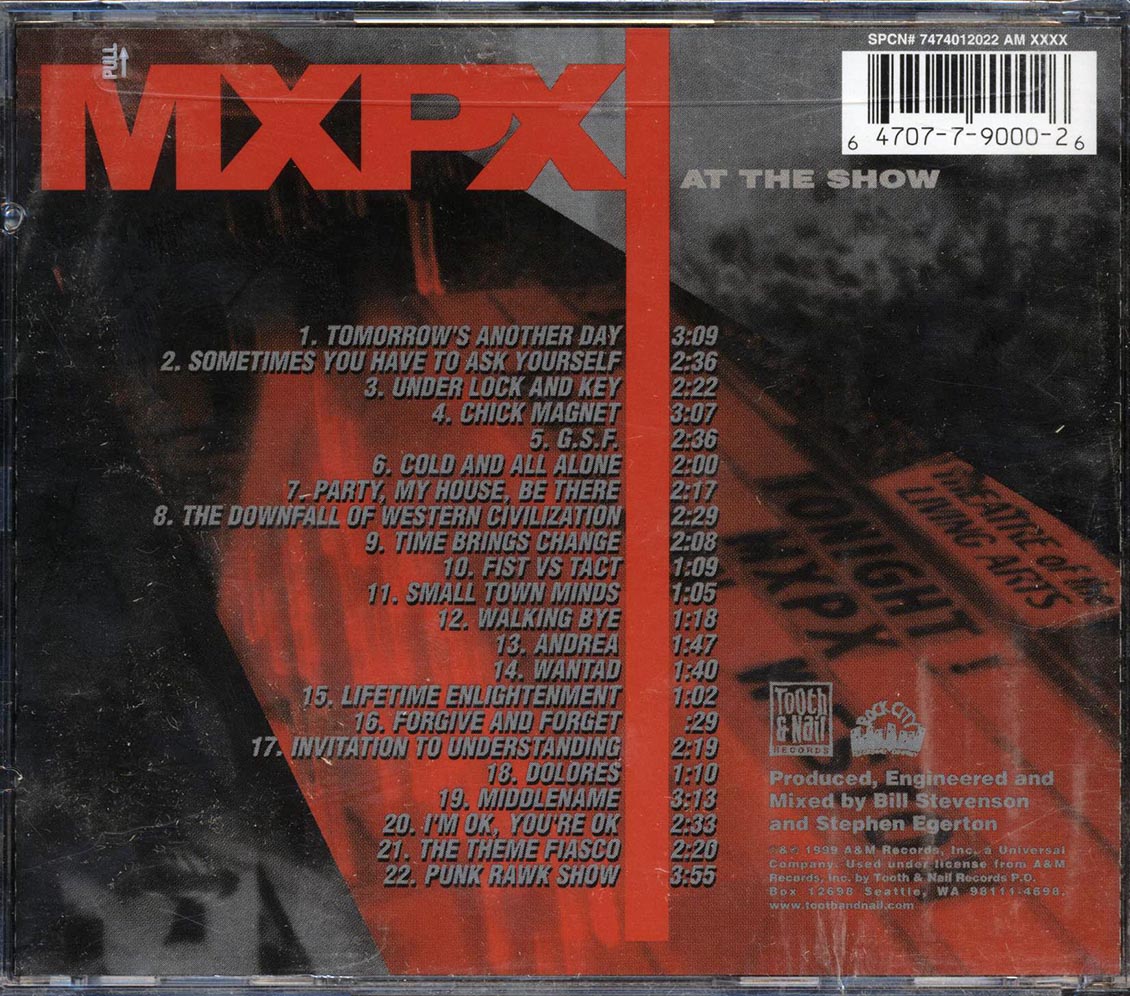 MxPx - At The Show - CD, CD