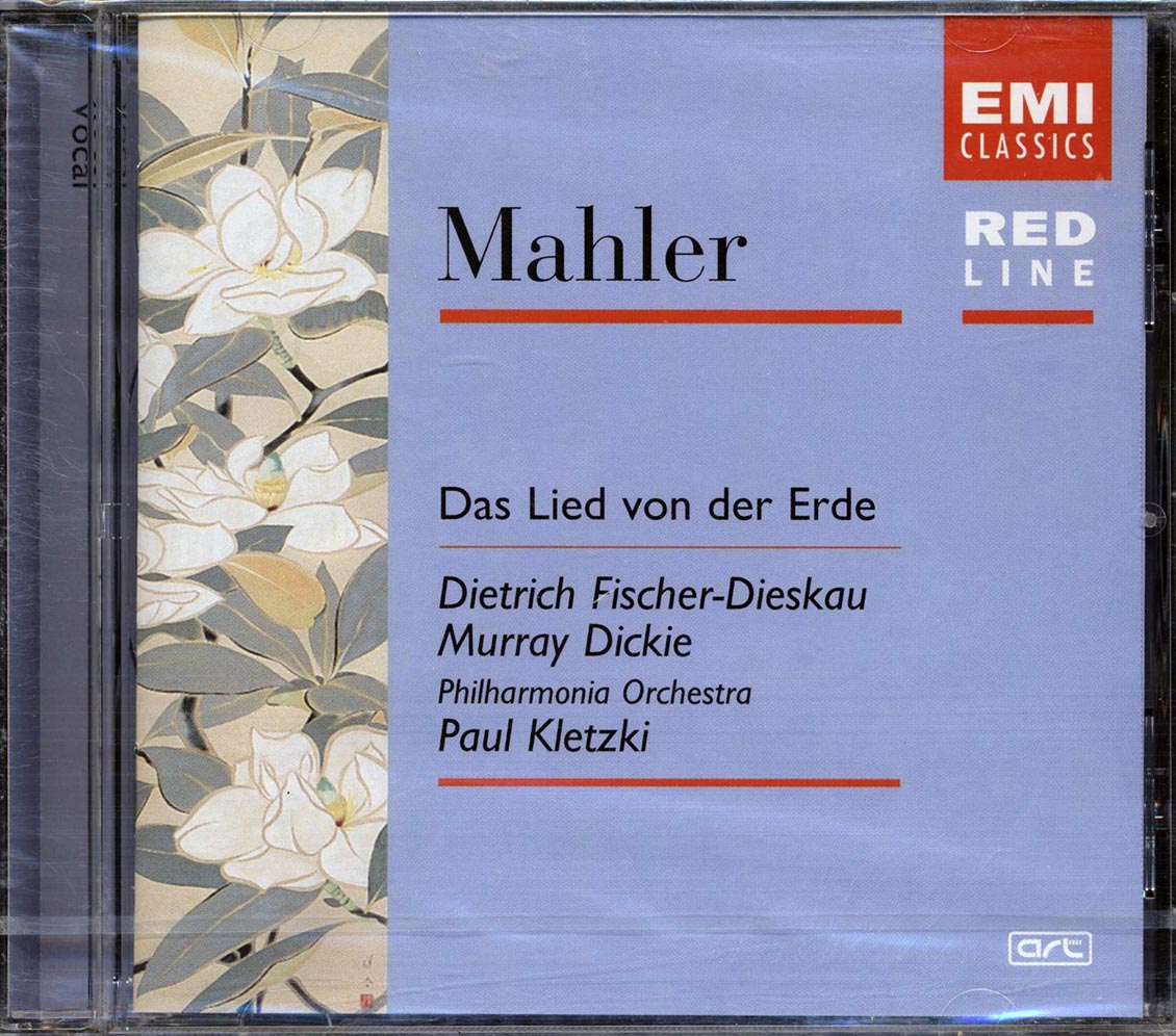 Mahler, Dietrich Fischer-Dieskau, Murray Dickie, Philarmonia Orchestra, Paul Kletzki - Das Lied Von Der Erde - CD
