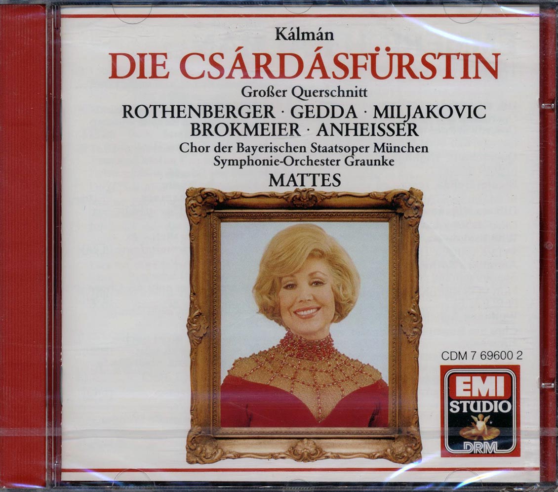 Emmerich Kalman - Die Csardasfurstin - CD