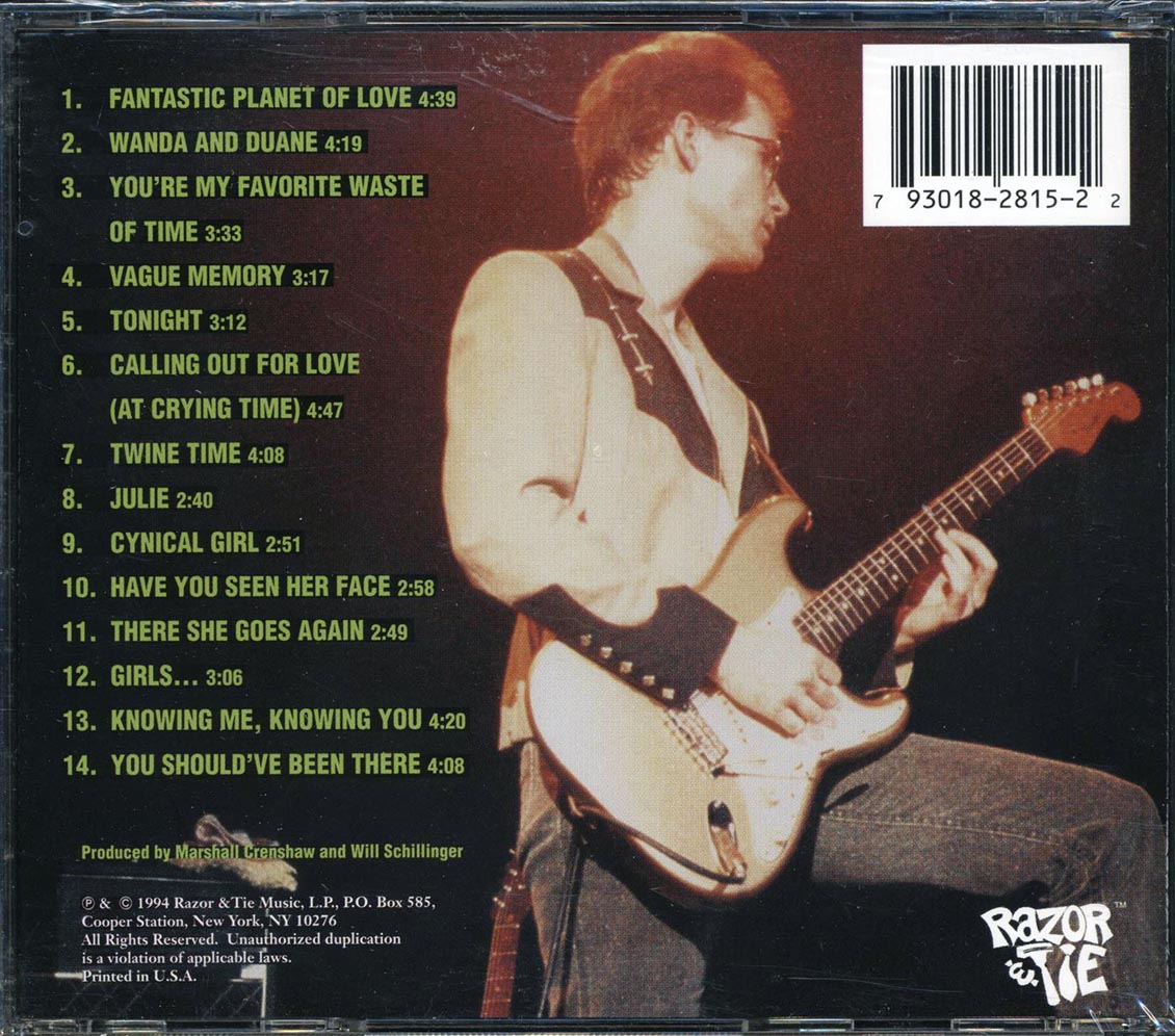 Marshall Crenshaw - Marshall Crenshaw Live: My Truck Is My Home - CD, CD