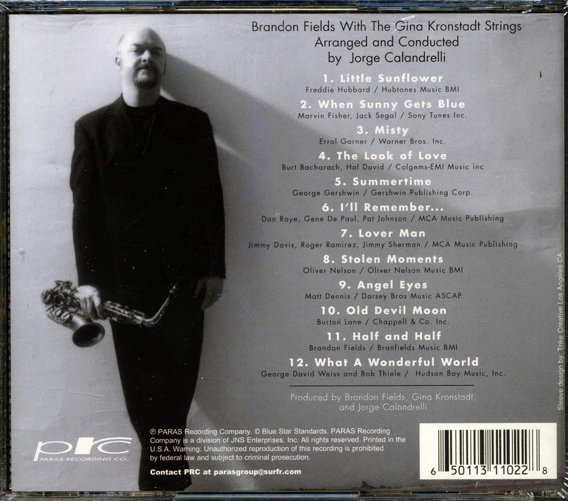 Brandon Fields - Fields & Strings - CD, CD