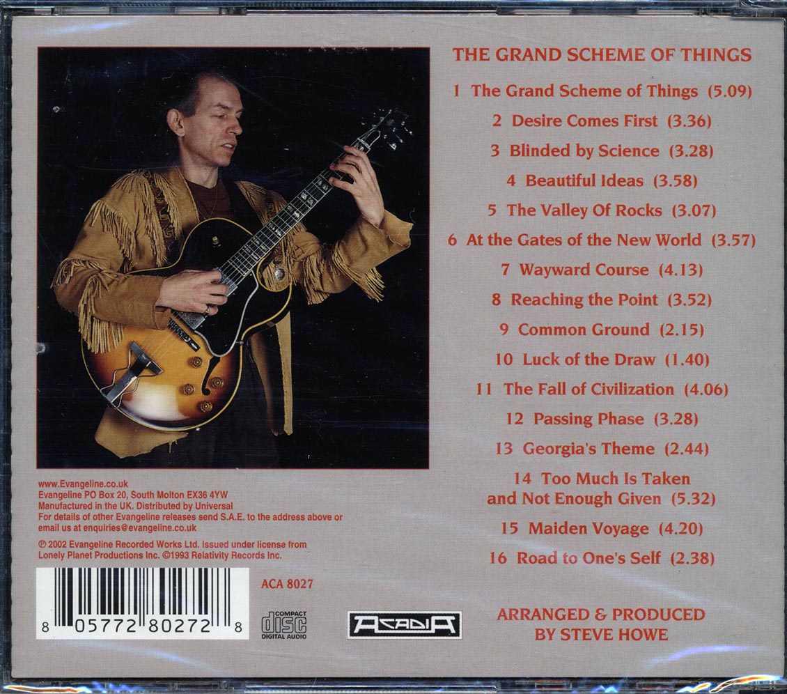 Steve Howe - The Grand Scheme Of Things - CD, CD
