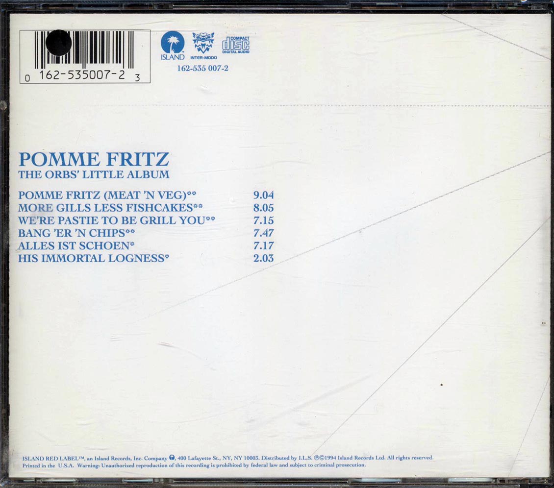 Orb - Pomme Fritz: The Orbs' Little Album (marked/ltd stock) - CD, CD