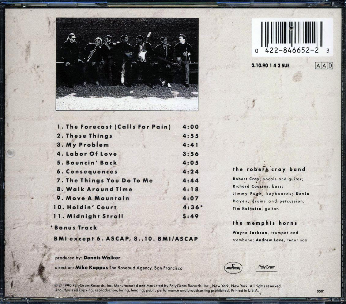 The Robert Cray Band - Midnight Stroll - CD, CD