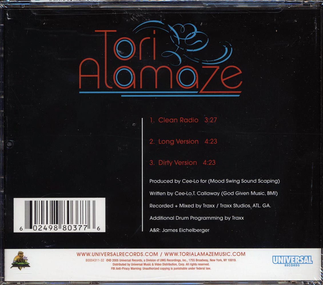 Tori Alamaze - Don't Cha - CD, CD
