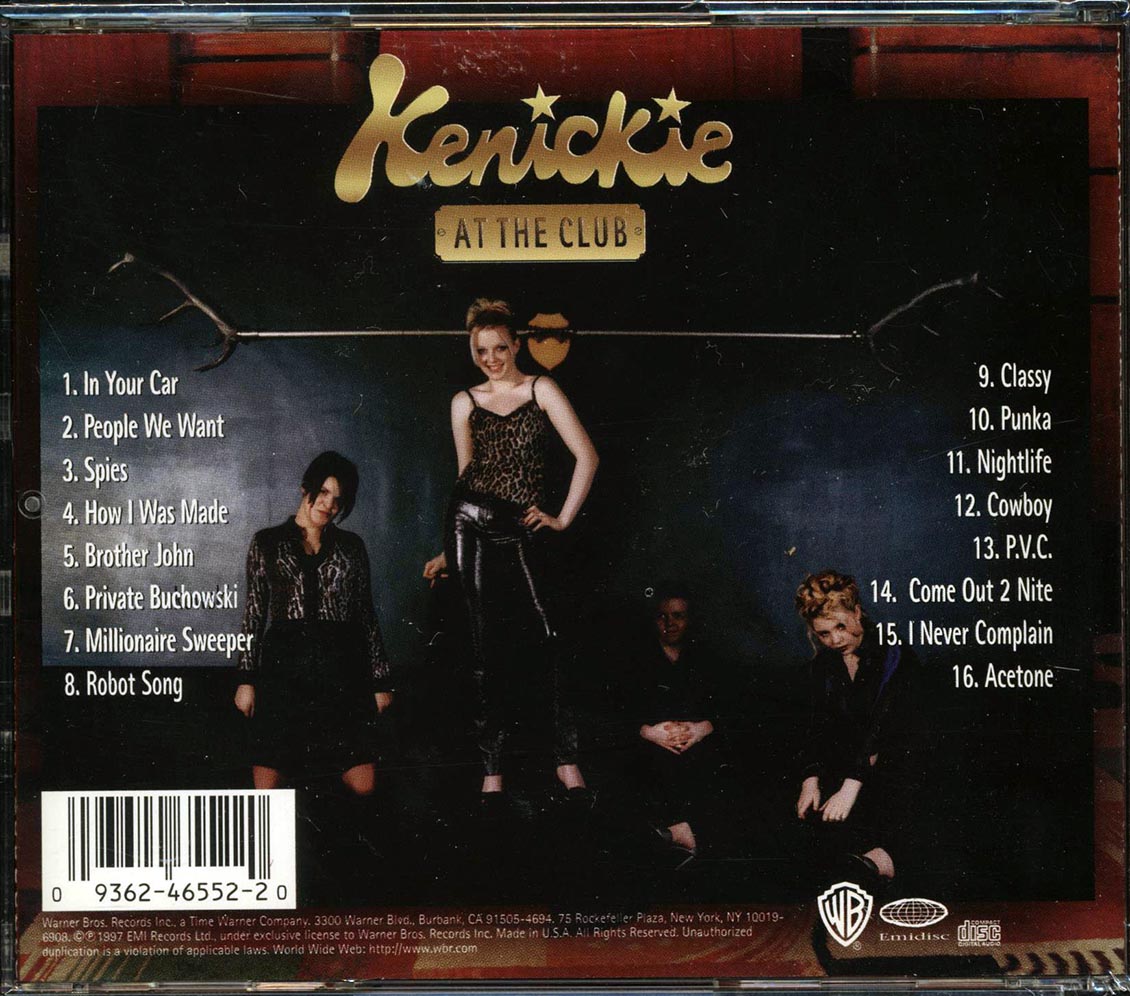 Kenickie - At The Club - CD, CD