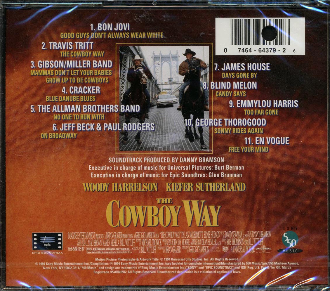 Bon Jovi, En Vogue, The Allman Brothers Band, Etc. - The Cowboy Way: Music From The Motion Picture (marked/ltd stock) - CD, CD