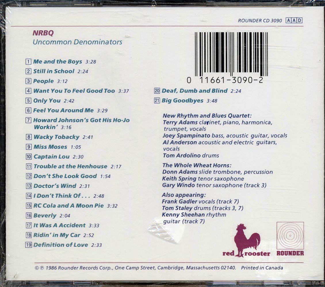 NRBQ - Uncommon Denominators - CD, CD