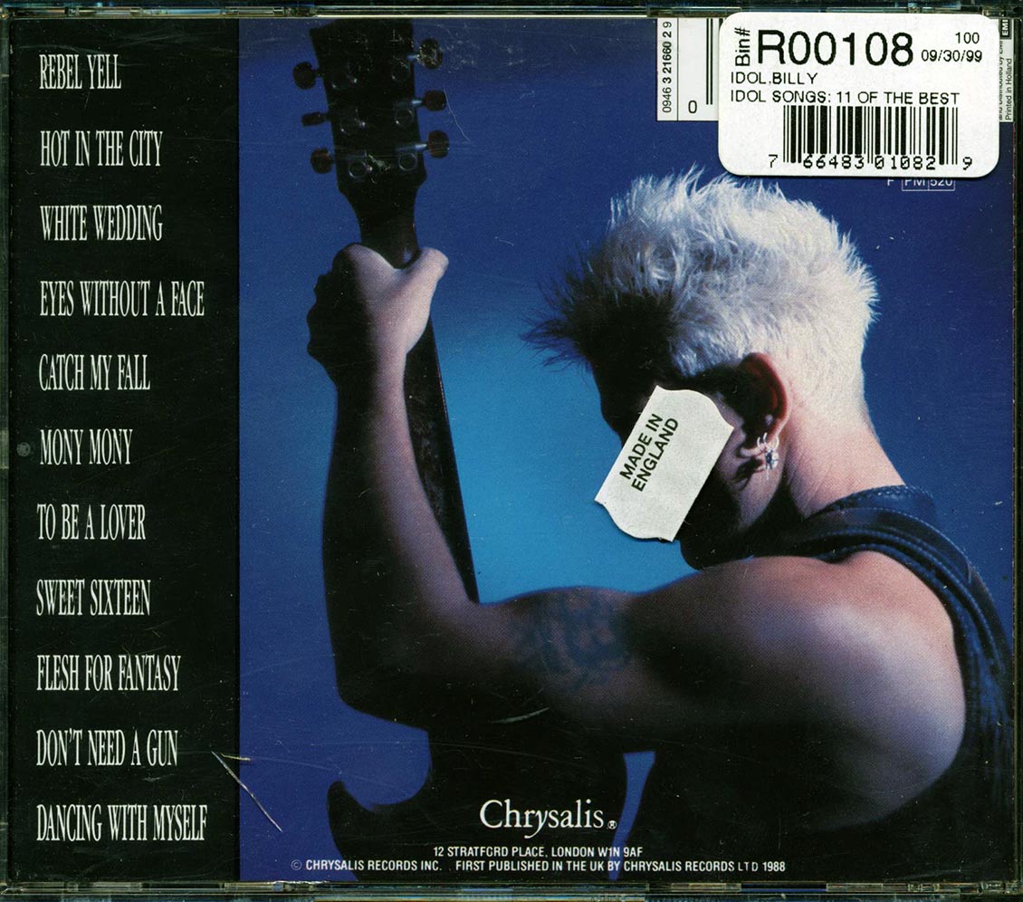Billy Idol - Idol Songs: 11 Of The Best - CD, CD