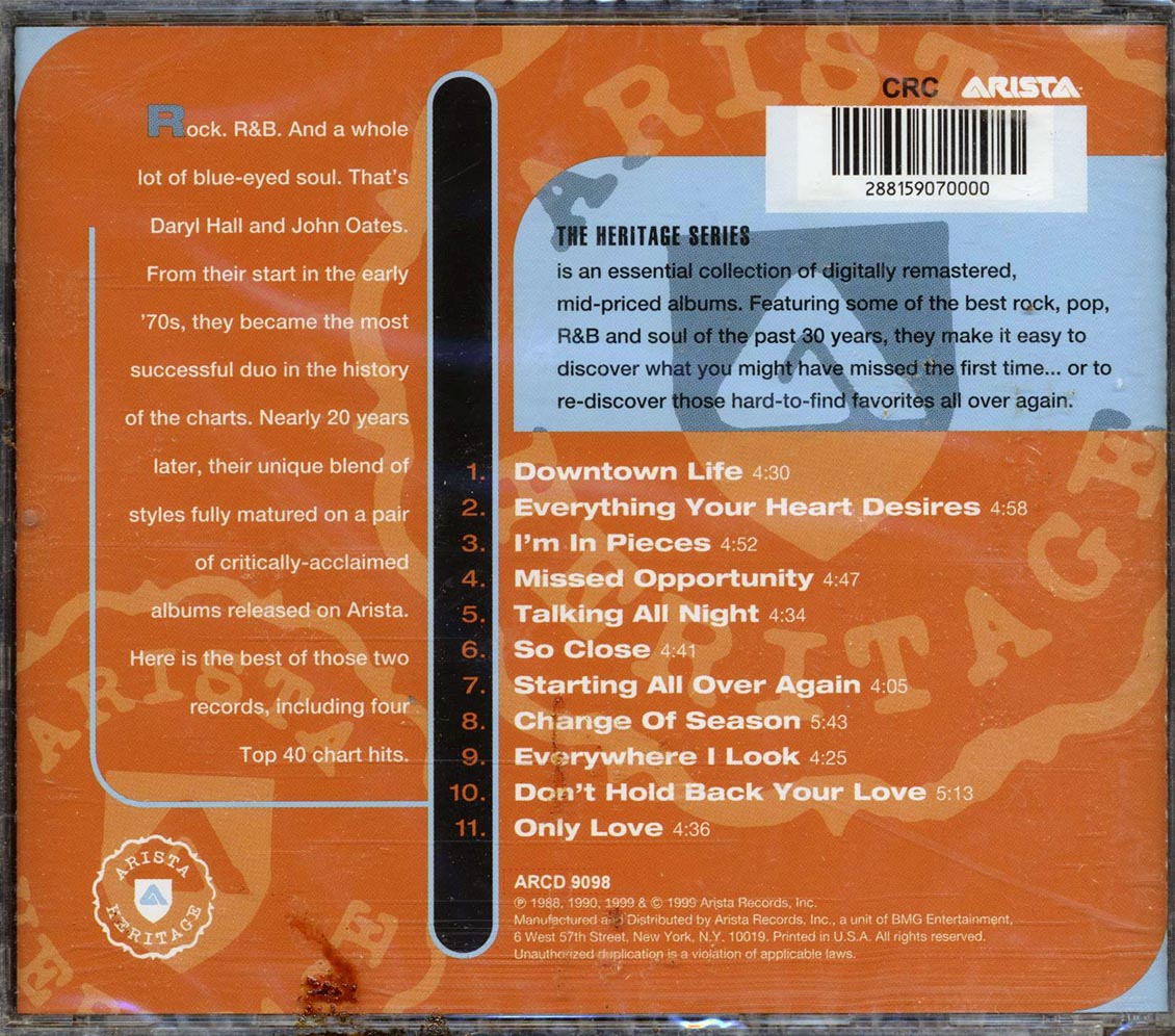 Daryl Hall & John Oates - Master Hits - CD, CD