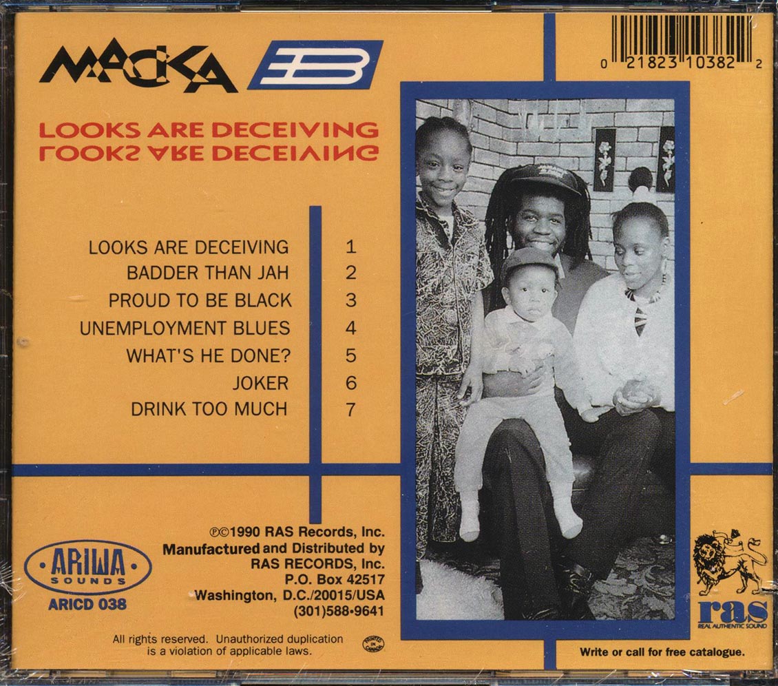 Macka B - Looks Are Deceiving (marked/ltd stock) - CD, CD