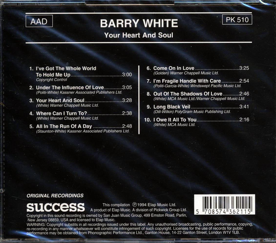 Barry White - Your Heart And Soul - CD, CD