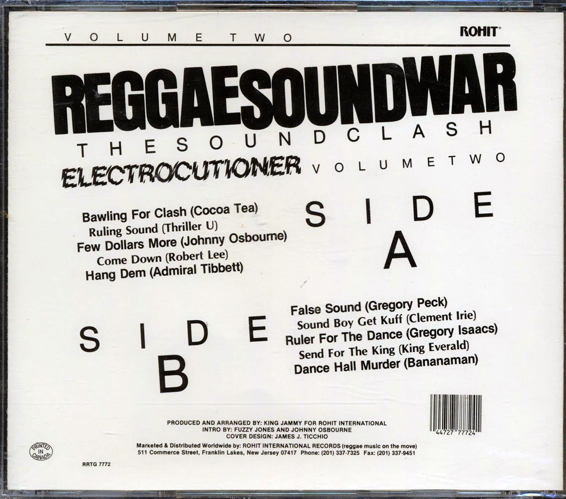 Cocoa Tea, Johnny Osbourne, Admiral Tibet, Etc. - Reggae Sound War Volume 2: The Sound Clash - CD, CD
