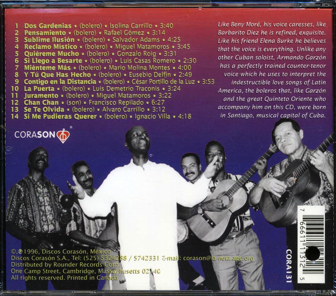 Armando Garzon - Boleros (marked/ltd stock) - CD, CD