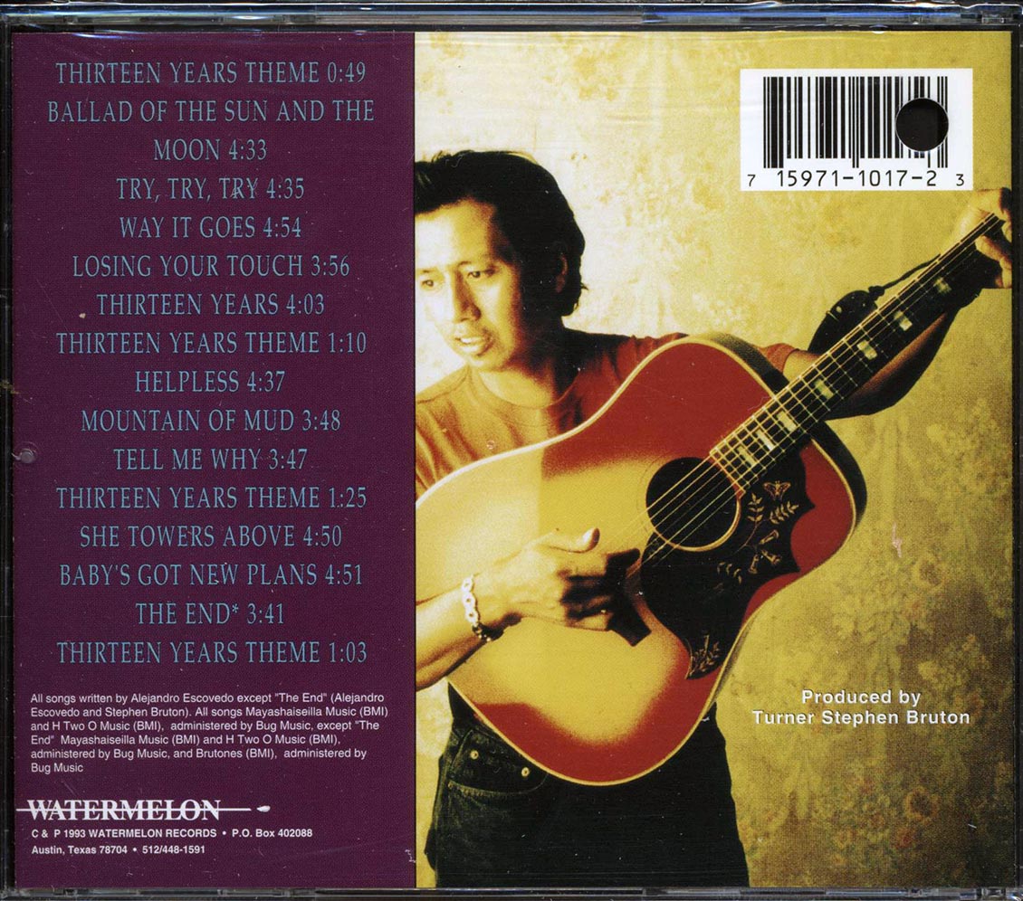 Alejandro Escovedo - Thirteen Years - CD, CD