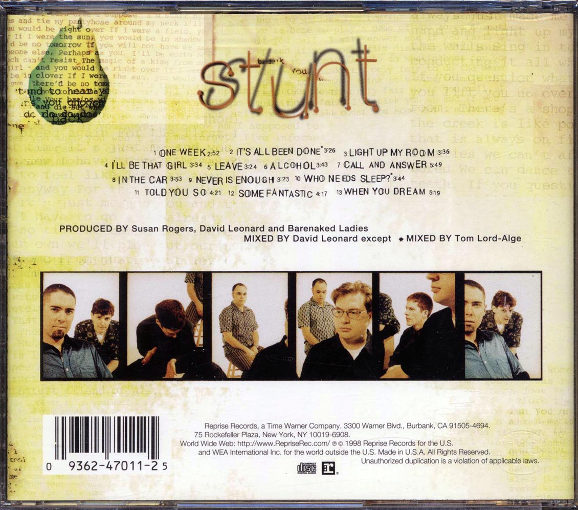 Barenaked Ladies - Stunt - CD, CD