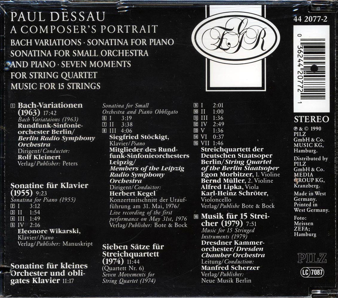 Paul Dessau - A Composer's Portrait (marked/ltd stock) - CD, CD