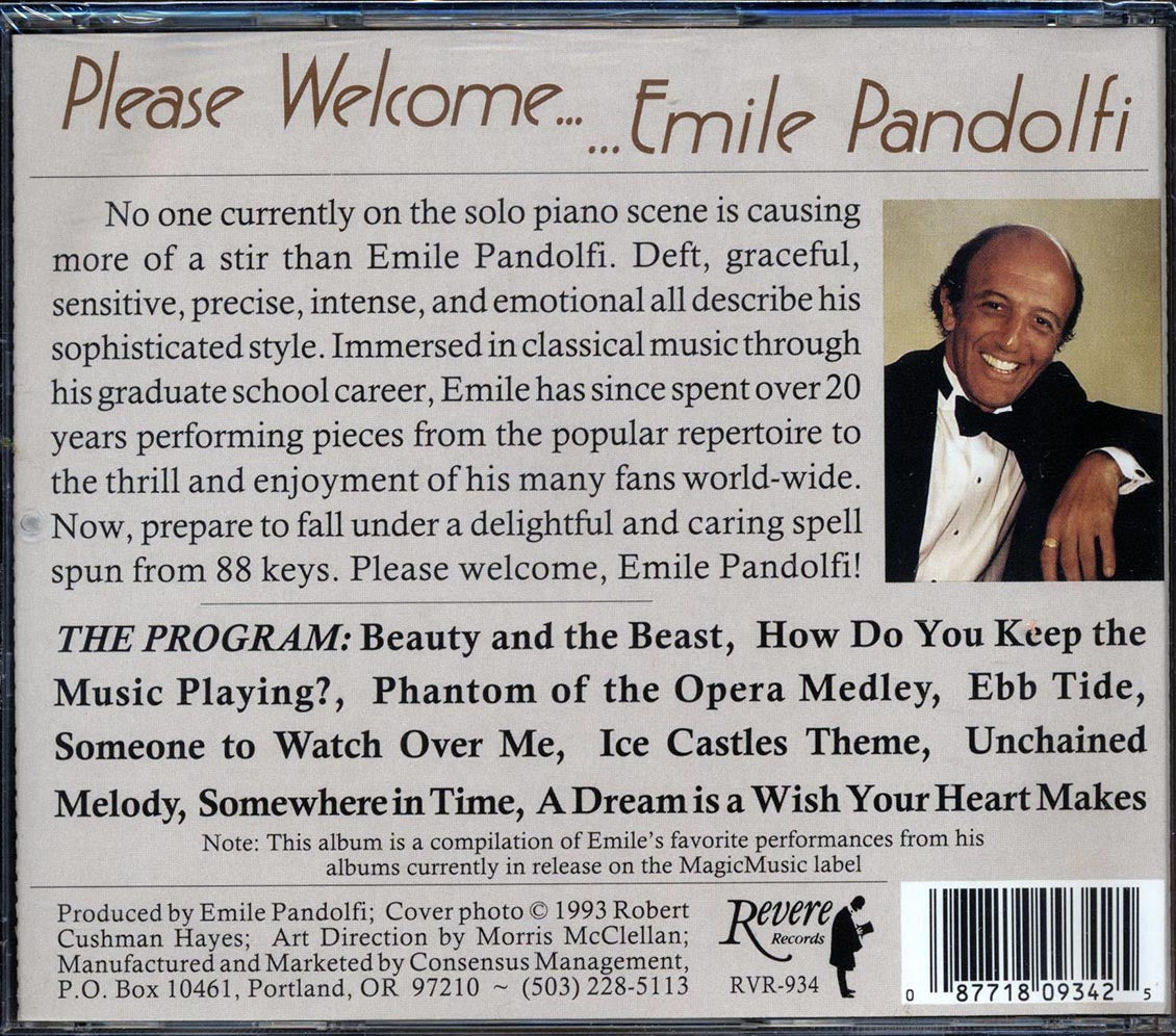 Emile Pandolfi - Please Welcome Emile Pandolfi: The Best Of Emile Volume 1 - CD, CD