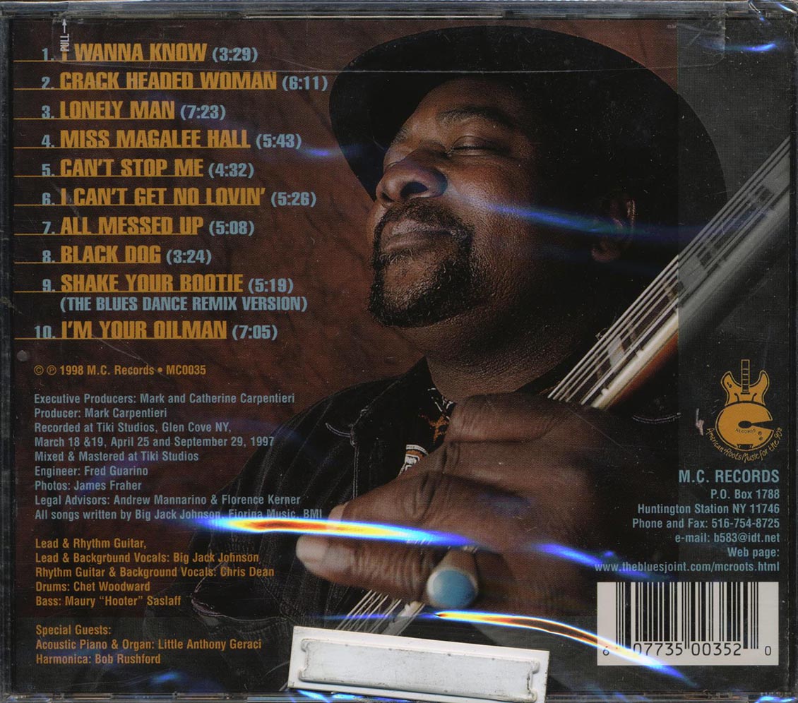 Big Jack Johnson & The Oilers - All The Way Back - CD, CD