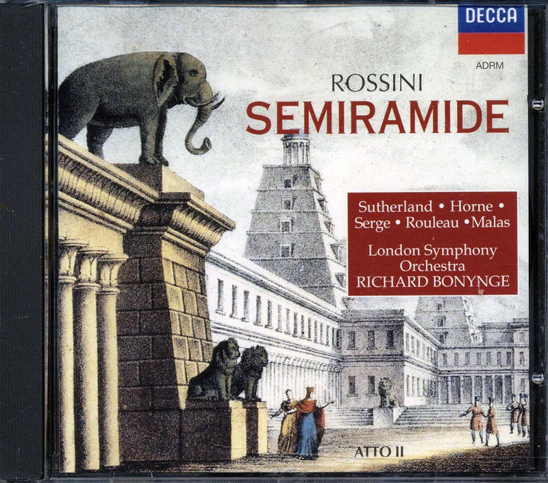 Rossini, Sutherland, Horne, Serge, Rouleau, Malas - Semiramide: Atto II - CD