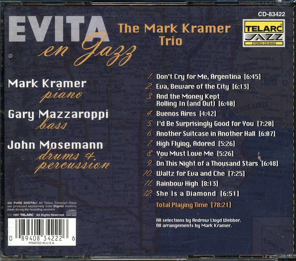 The Mark Kramer Trio - Evita En Jazz - CD, CD