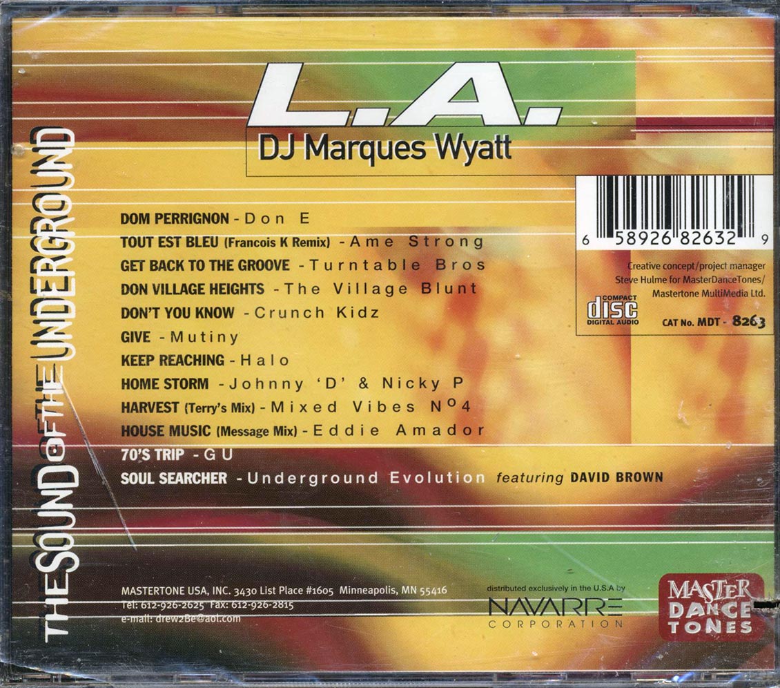 DJ Marques Wyatt - The Sound Of The Underground: LA (marked/ltd stock) - CD, CD