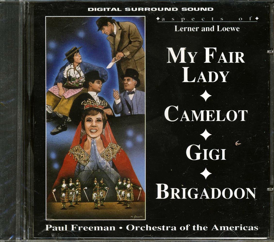 Paul Freeman, Orchestra Of The Americas - Aspects Of My Fair Lady, Camelot, Gigi, Brigadoon (marked/ltd stock) - CD