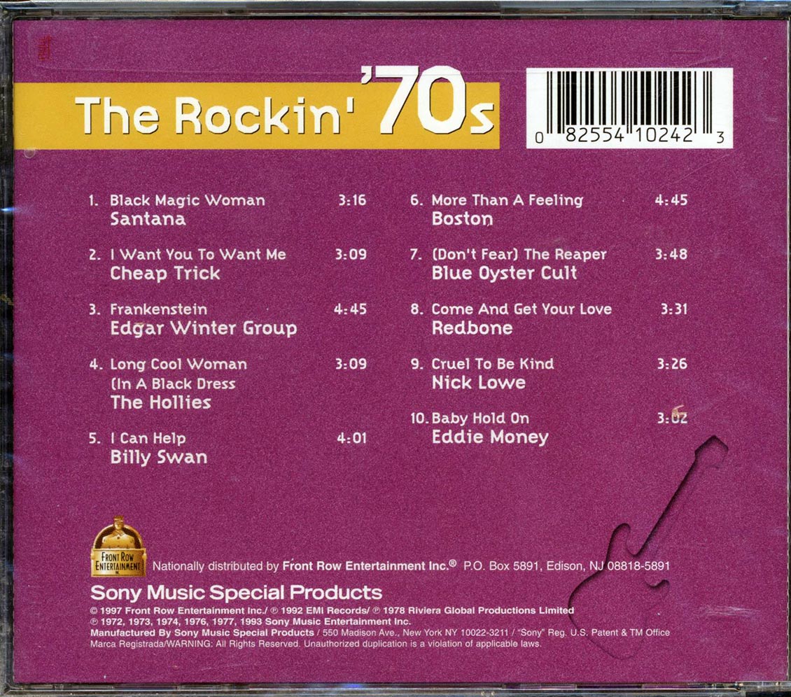 Blue Oyster Cult, Santana, Boston, Cheap Trick, Etc. - The Rockin' '70s - CD, CD