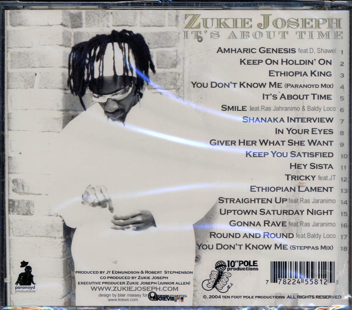 Zukie Joseph - It's About Time - CD, CD
