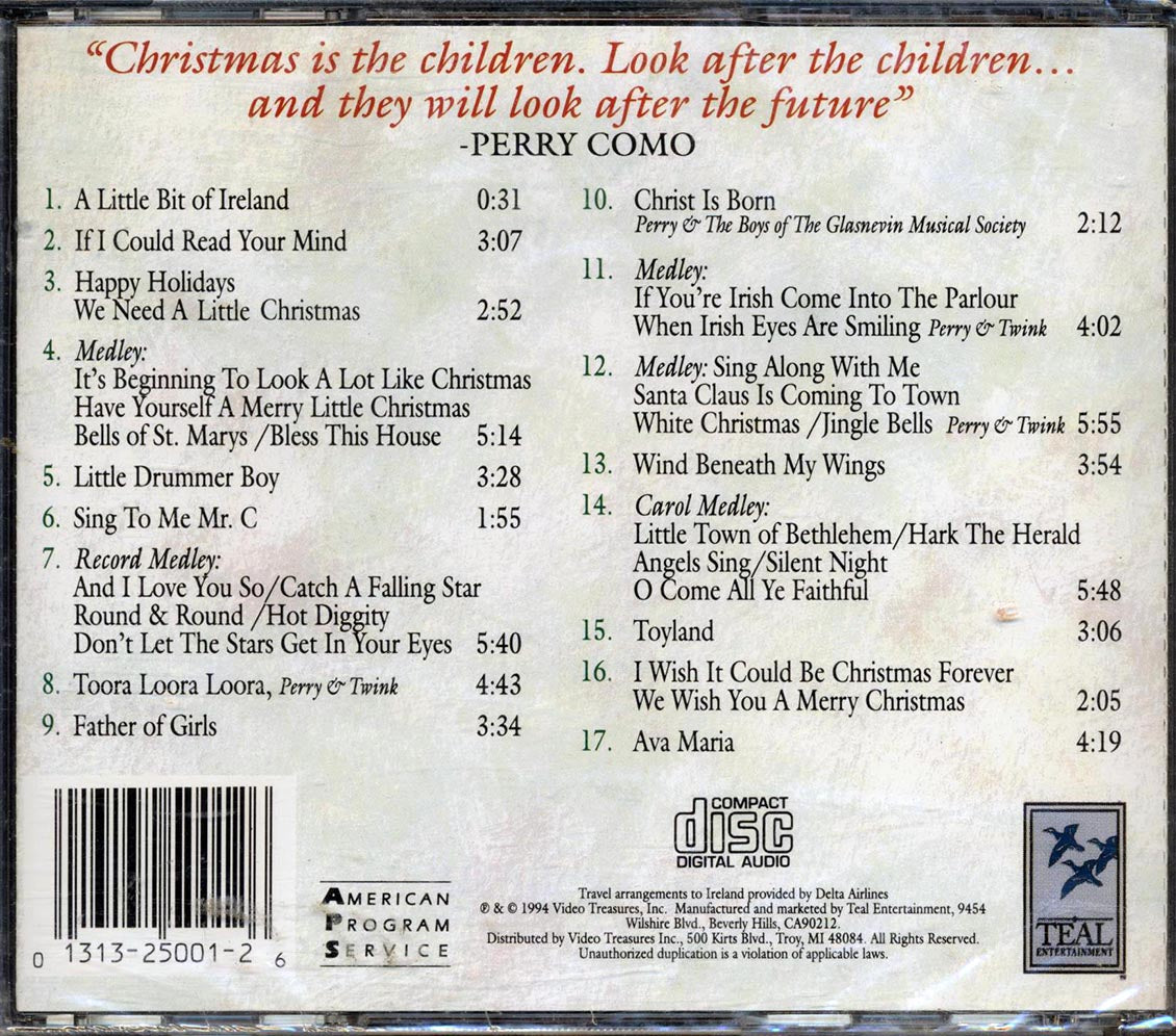 Perry Como - Perry Como's Christmas Concert - CD, CD