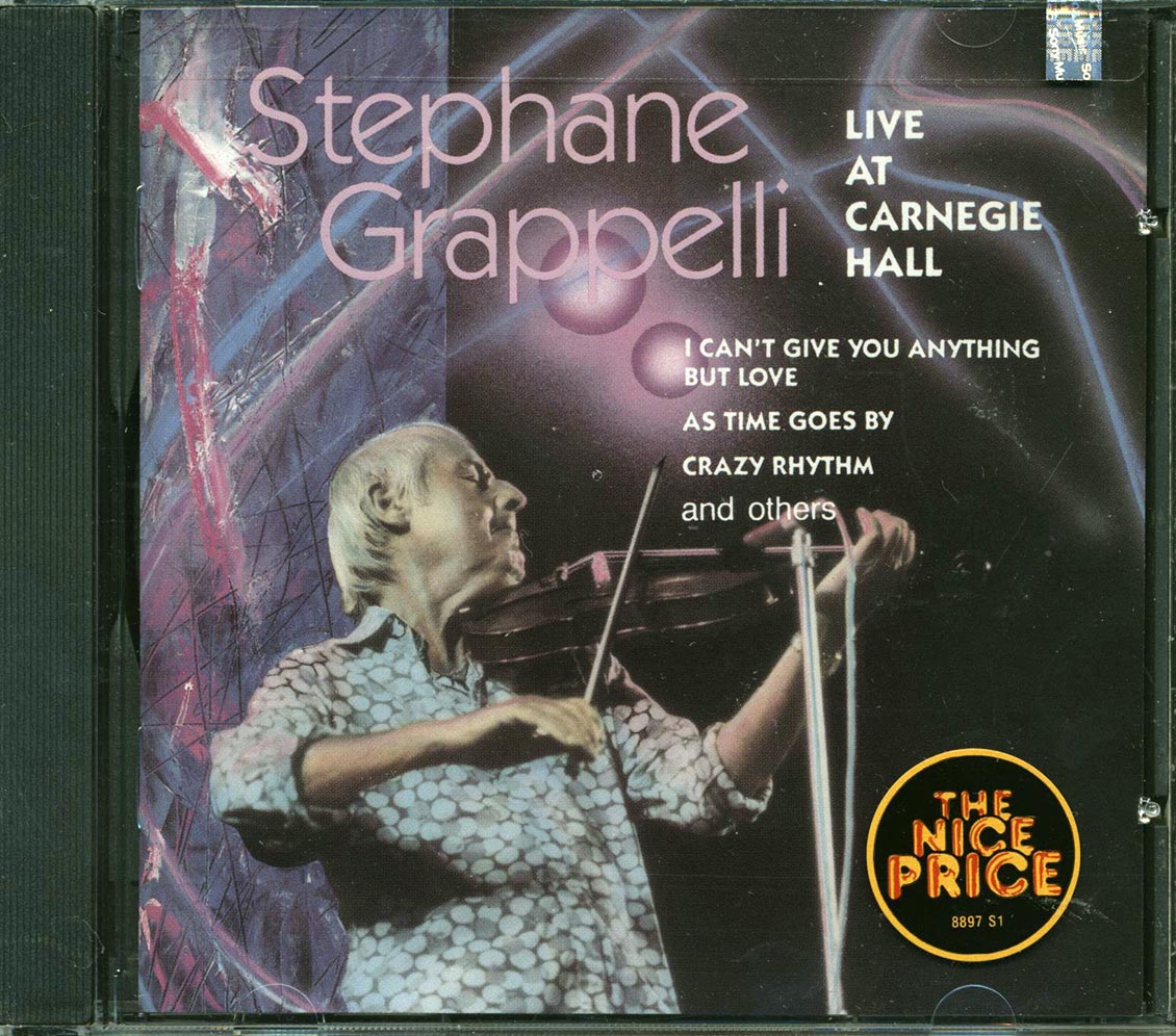 Stephane Grappelli - Live At Carnegie Hall - CD