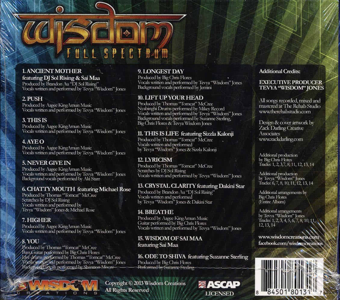 Wisdom - Full Spectrum - CD, CD