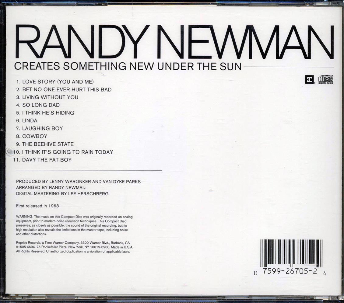 Randy Newman - Randy Newman - CD, CD