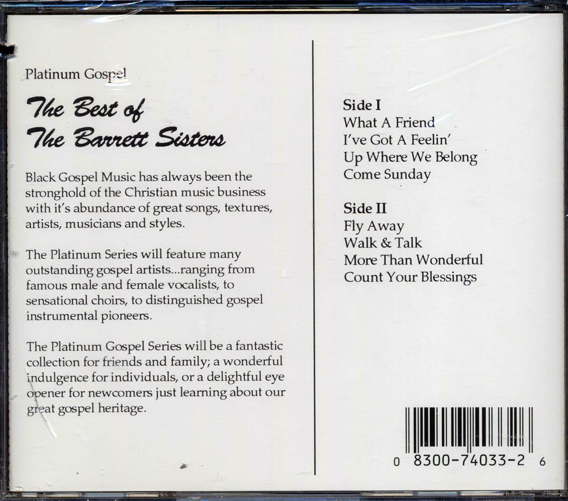 The Barrett Sisters - The Best Of The Barrett Sisters (marked/ltd stock) - CD, CD