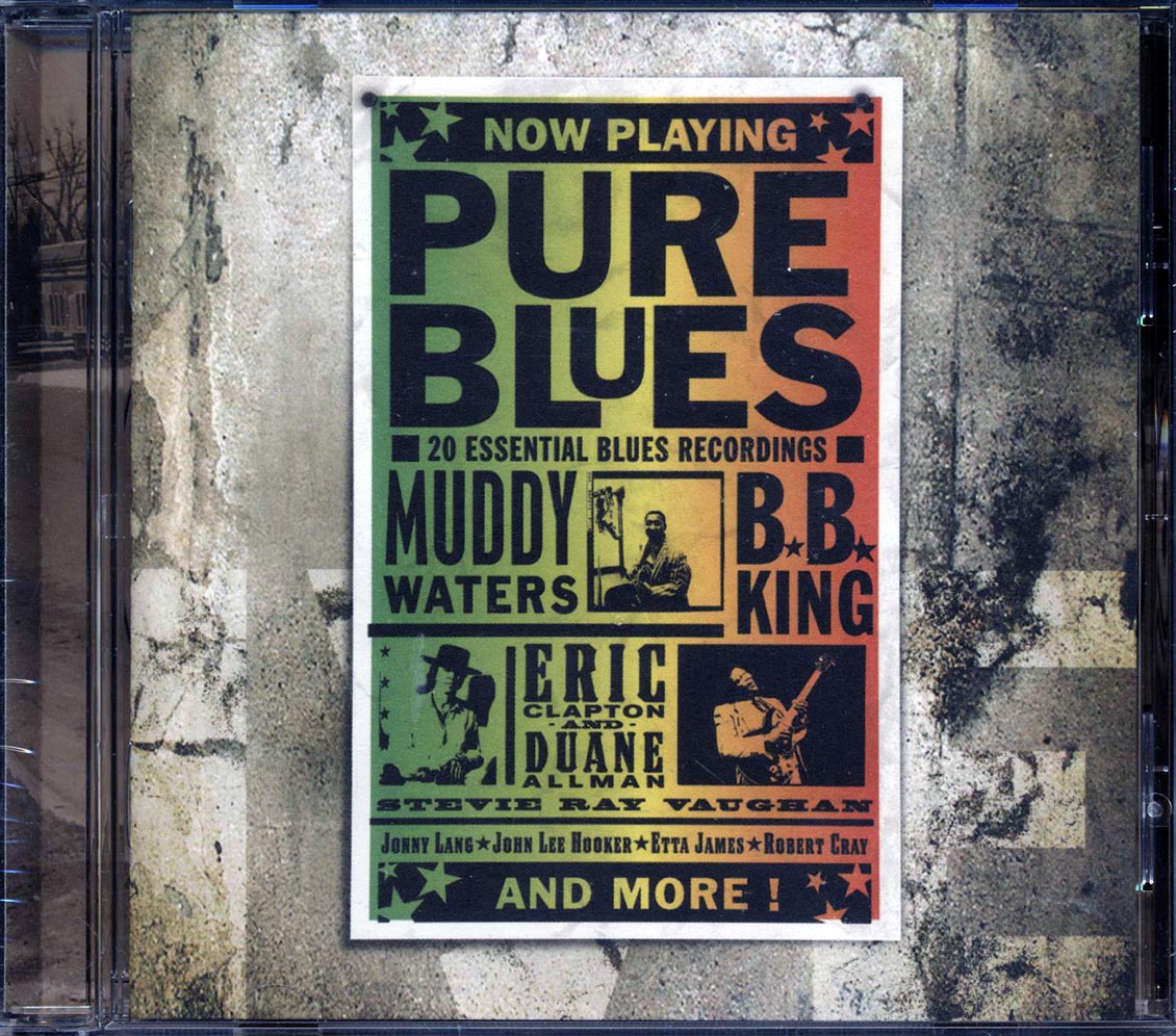 Eric Clapton, The Allman Brothers, Muddy Waters, Jimmy Reed, Etc. - Pure Blues (marked/ltd stock) - CD