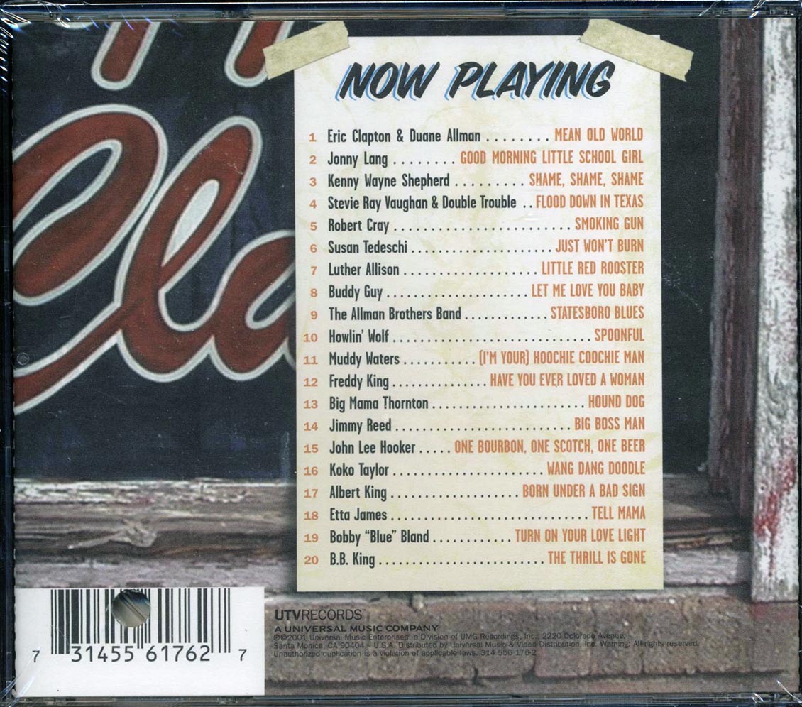 Eric Clapton, The Allman Brothers, Muddy Waters, Jimmy Reed, Etc. - Pure Blues (marked/ltd stock) - CD, CD