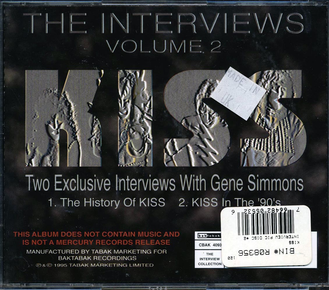 Kiss - The Interviews Volume 2 - CD, CD