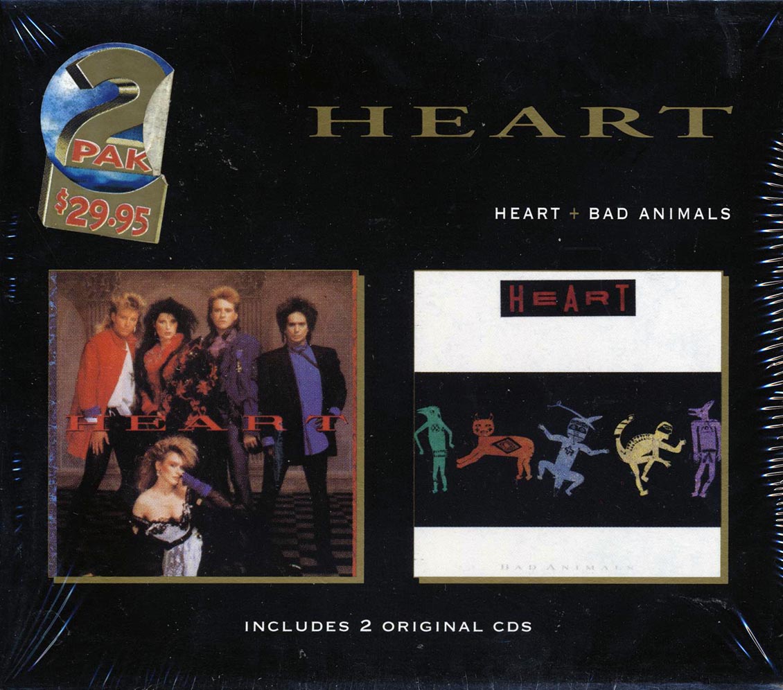 Heart - Heart + Bad Animals (2 albums on 2 CDs) (20 tracks) (box set) - CD