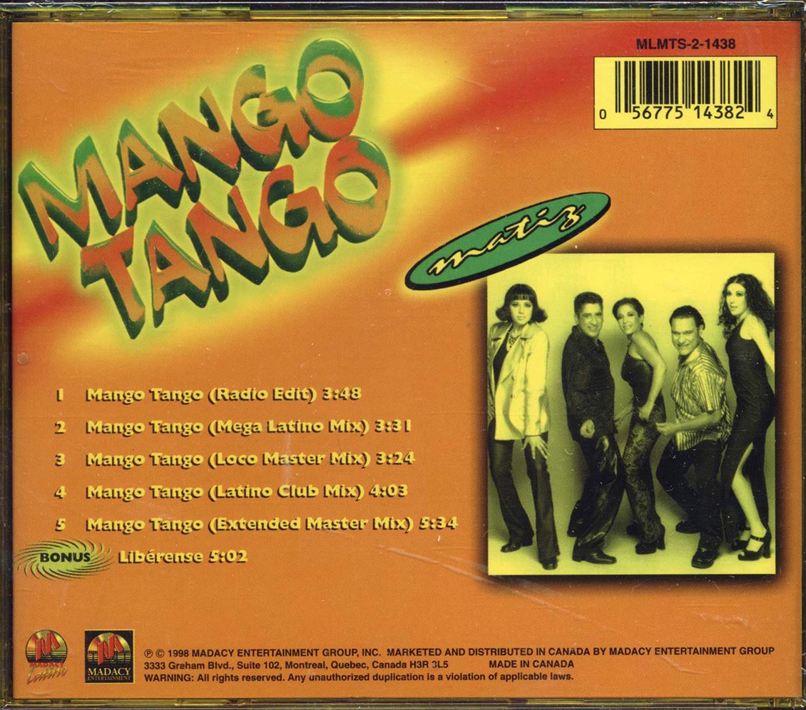 Matiz - Mango Tango - CD, CD