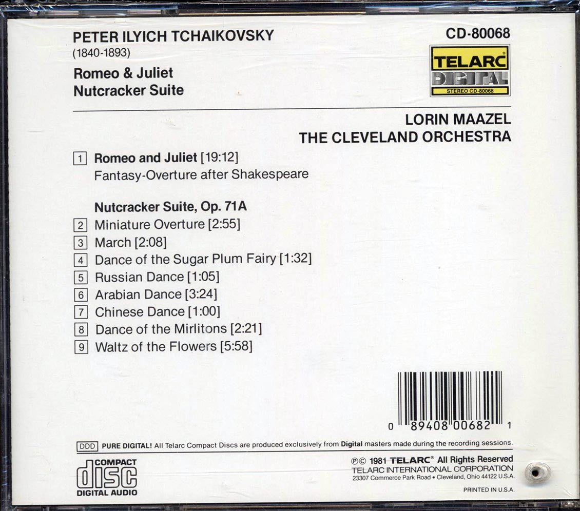 Tchaikovsky, Lorin Maazel, The Cleveland Orchestra - Romeo & Juliet / Nutcracker Suite - CD, CD