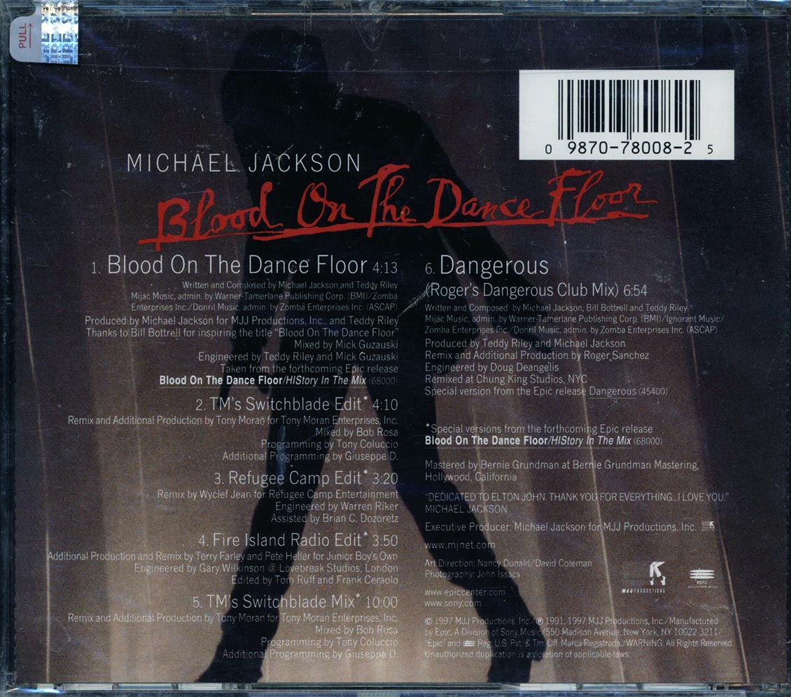 Michael Jackson - Blood On The Dance Floor - CD, CD