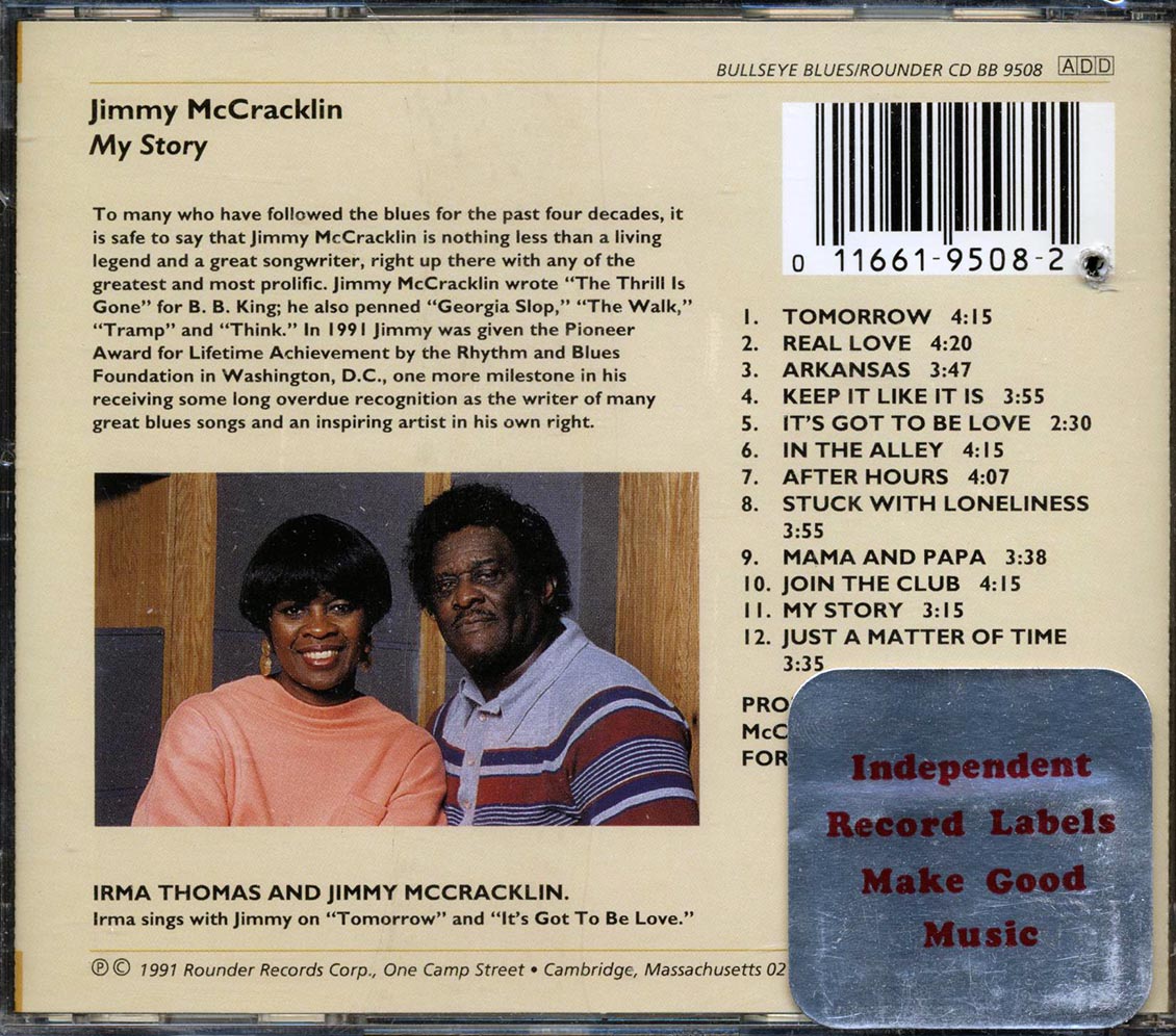 Jimmy McCracklin - My Story (marked/ltd stock) - CD, CD