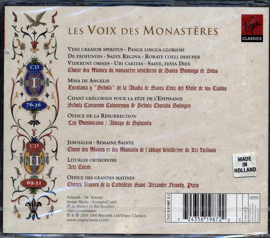 Various - Les Voix Des Manasteres - CD, CD