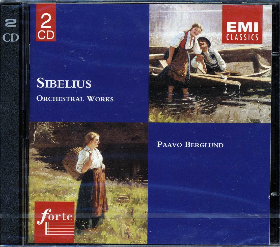 Sibelius, Bournemouth Symphony Orchestra, Paavo Berglund - Orchestral Works (24 tracks) (2xCD) (incl. large booklet) - CD