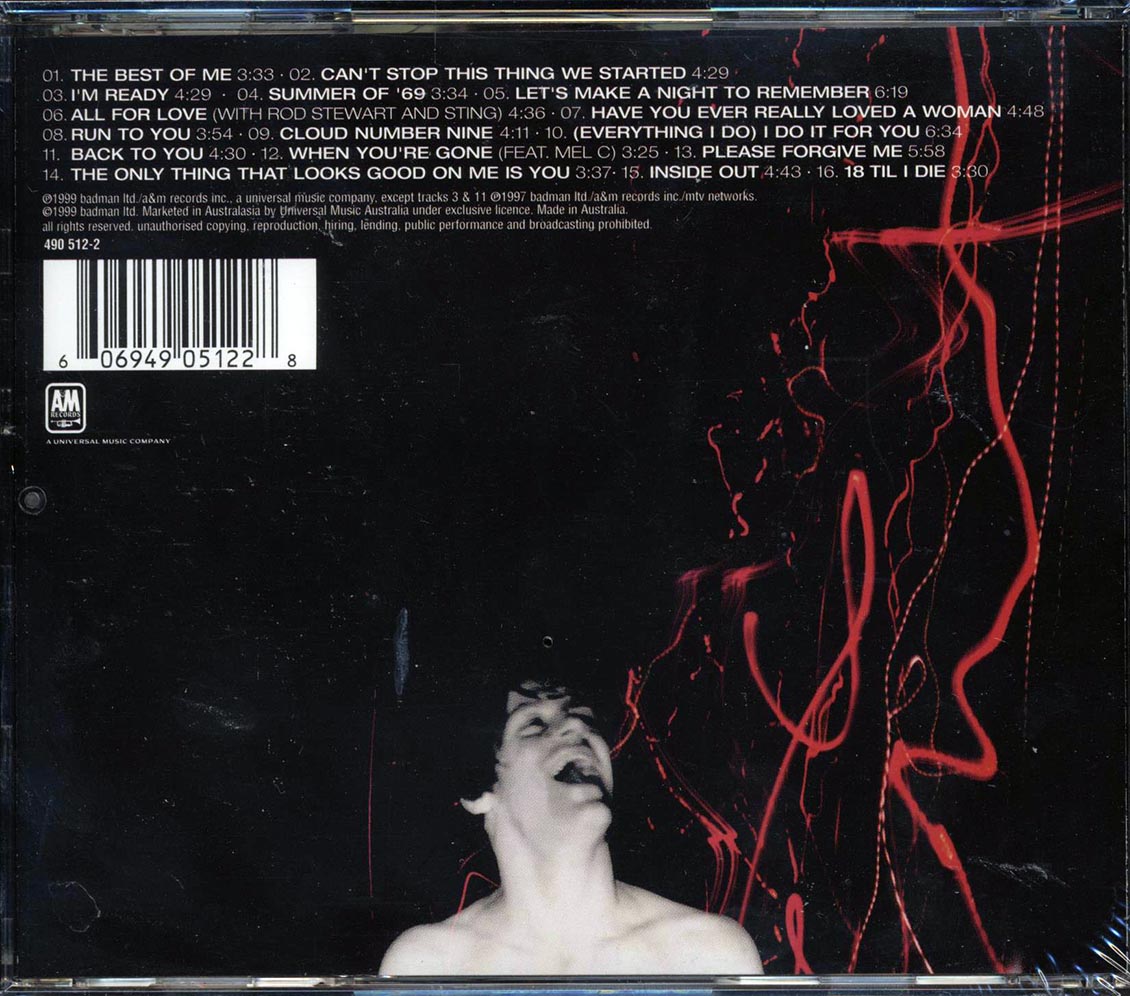 Bryan Adams - The Best Of Me - CD, CD