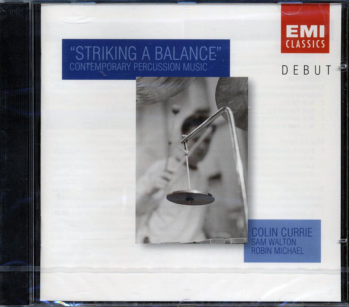 Bolin Currie, Sam Walton, Robin Michael - Striking A Blance: Contemporary Percussion Music - CD
