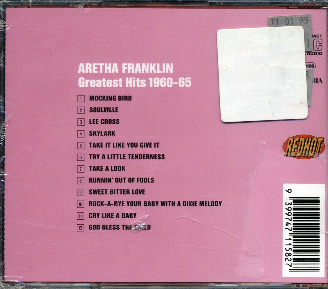 Aretha Franklin - Greatest Hits 1960-65 - CD, CD